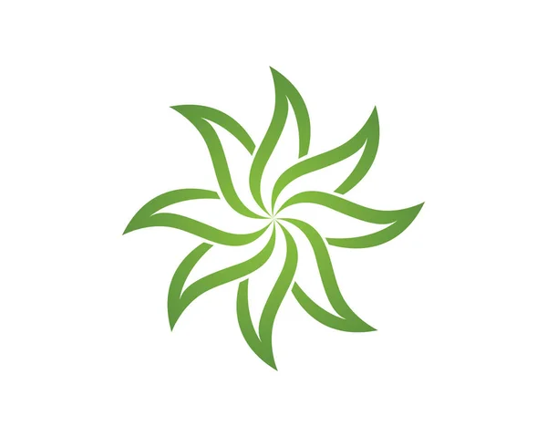 Boom blad vector logo ontwerp, eco-vriendelijk concept — Stockvector
