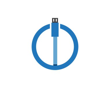 Kablo tel bilgisayar ve fiş Icons set