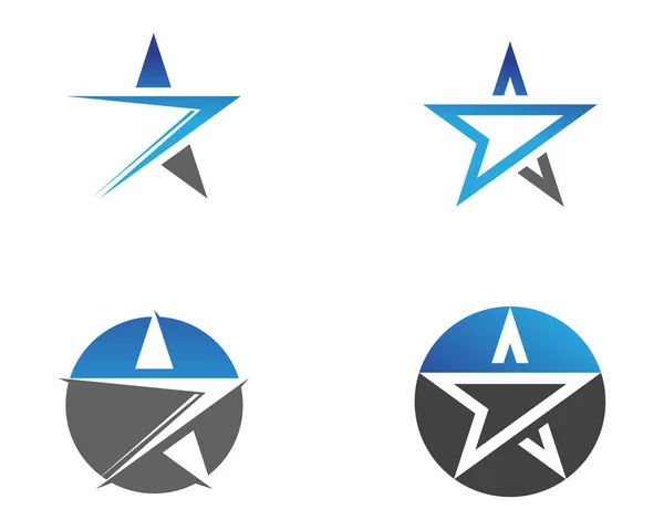 Star Logo e símbolos ícones Template app — Vetor de Stock