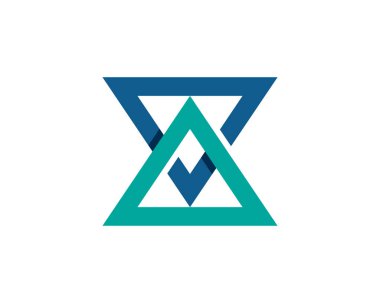 üçgen iş logo ve sembolleri app şablonu