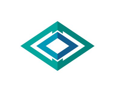 üçgen iş logo ve sembolleri app şablonu