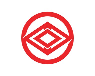 üçgen iş logo ve sembolleri app şablonu