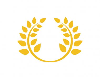 yemek yemek logo ve sembolleri şablon simgeler pirinç