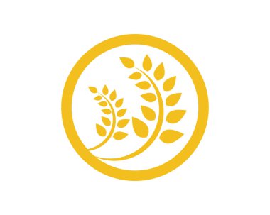 yemek yemek logo ve sembolleri şablon simgeler pirinç