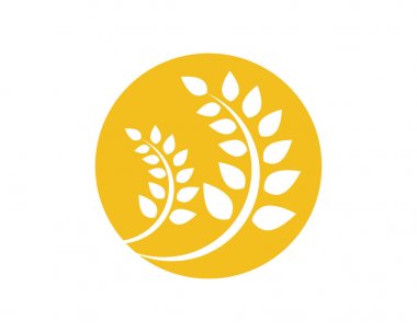 yemek yemek logo ve sembolleri şablon simgeler pirinç