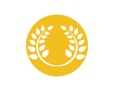 yemek yemek logo ve sembolleri şablon simgeler pirinç