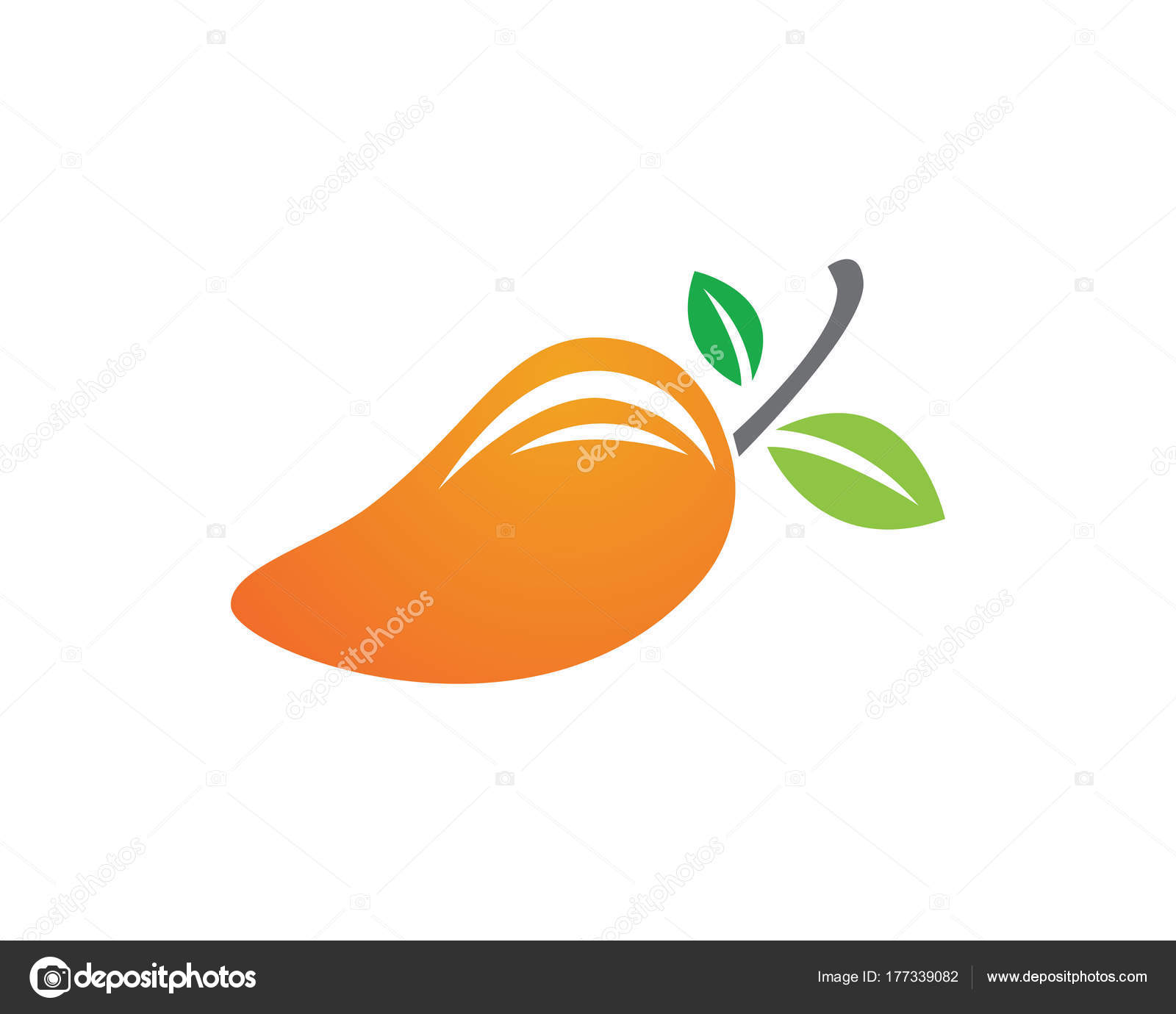 Mango fruit logo | Mango fruit logo and symbols icons app — Stock ...