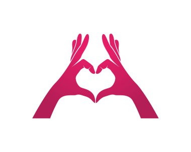 El yardım logosu ve semboller şablon uygulamaları
