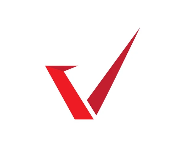 V letras logotipo do negócio e símbolos modelo — Vetor de Stock