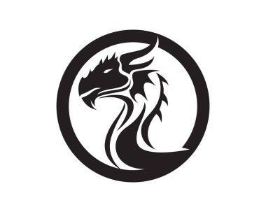 Dragon hayvanlar logo ve simgeleri simgeleri şablon app