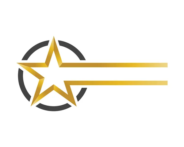 Star-logotypen och symboler ikoner mall app — Stock vektor