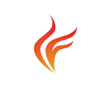 Doğa logosunu ve sembol şablonlarını ateşle