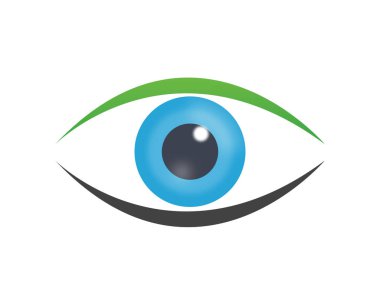 Göz bakım logosu ve semboller şablon vektör simgeleri uygulaması