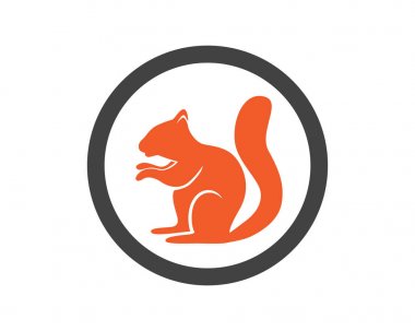 Sincap hayvan logo ve sembolleri şablon simgeler app