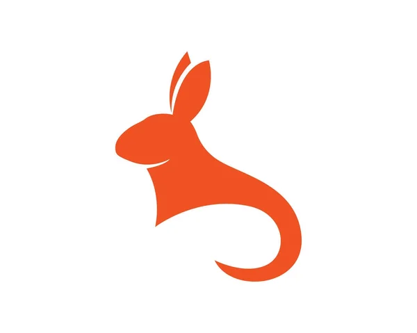 Rabbit Logo Template Vector Pictogram Ontwerp — Stockvector