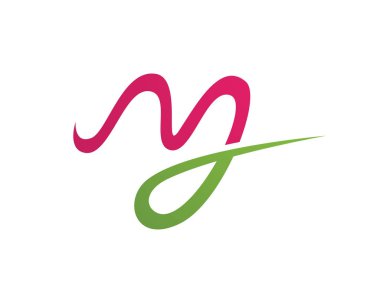 M harfi vektör simgeleri bu tür logo şablonları