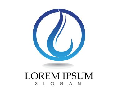 Su doğa logo ve sembolleri şablon simgeler app