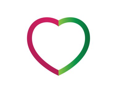 Logo ve sembolleri vektör şablon simgeler app seviyorum