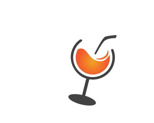 Drink juice logo and symbols template app — Stock Vector
