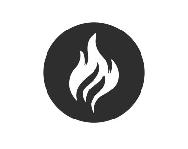 Doğa logosunu ve sembol şablonlarını ateşle