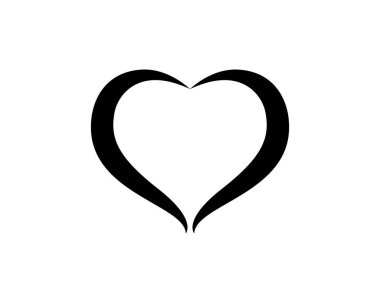 Logo ve sembolleri vektör şablon simgeler app seviyorum