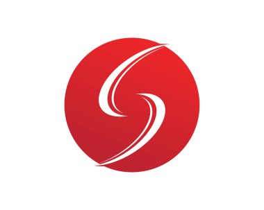 S İşletme kurumsal harf logosu tasarım vektörü