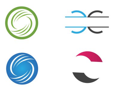 C Harfi Logo Şablonu vektör simgesi tasarımı