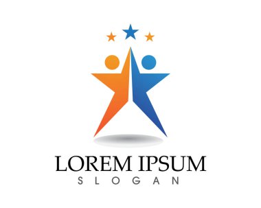 Yıldız logo şablonu