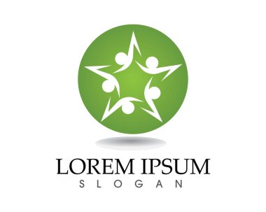 Yıldız logo şablonu