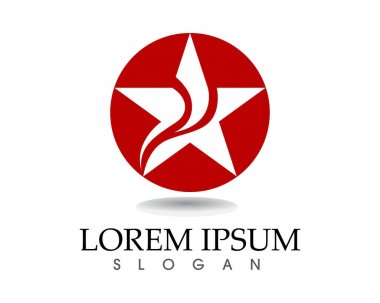 Yıldız logo şablonu