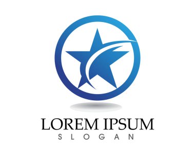 Yıldız logo şablonu