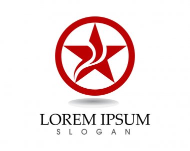 Yıldız Logo ve simgeleri simgeleri şablonu 