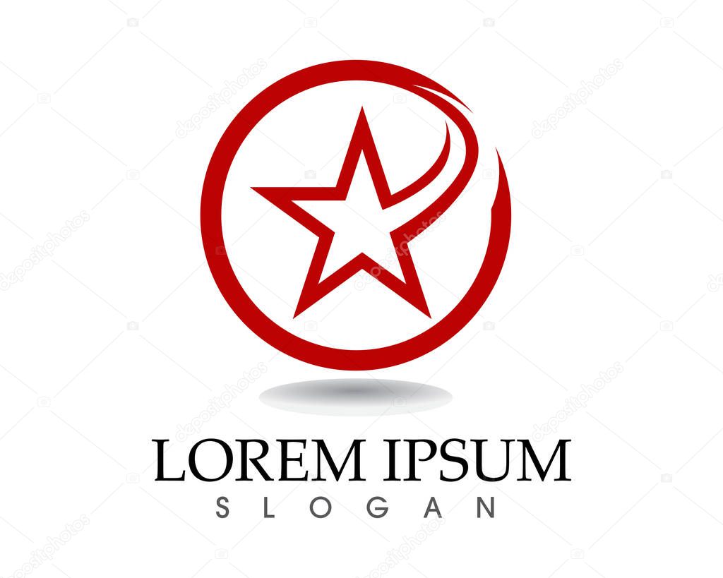 Star Logo and symbols icons Template
