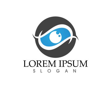 Göz bakım logosu ve semboller şablon vektör simgeleri uygulaması