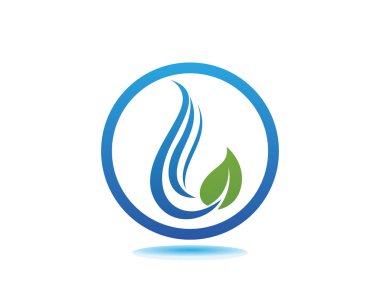 su damlası Logo Şablonu vektör çizimi tasarımı