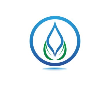 su damlası Logo Şablonu vektör çizimi tasarımı