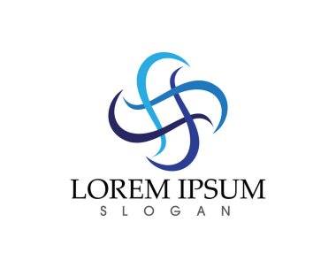 X Harfi Logo Şablonu vektör simgesi tasarımı