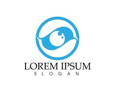Göz bakım logosu ve semboller şablon vektör simgeleri uygulaması
