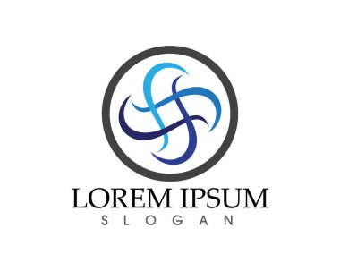 X Harfi Logo Şablonu vektör simgesi tasarımı