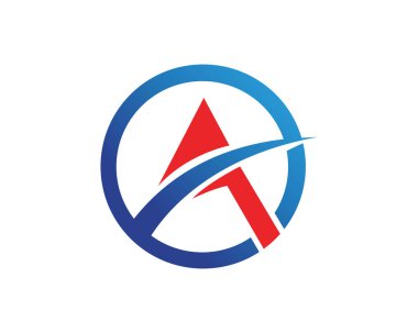 Bir Harf Logosu İş Şablonu Vektör simgesi