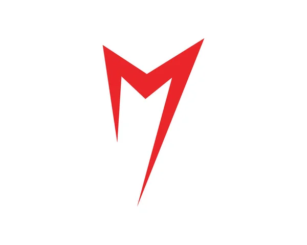 M のベクトルのアイコンそのようなロゴのテンプレート — ストックベクタ