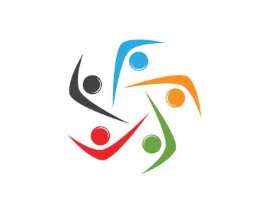 soğan topluluk logosu insanlar sembolleri şablonu