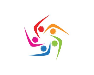 soğan topluluk logosu insanlar sembolleri şablonu