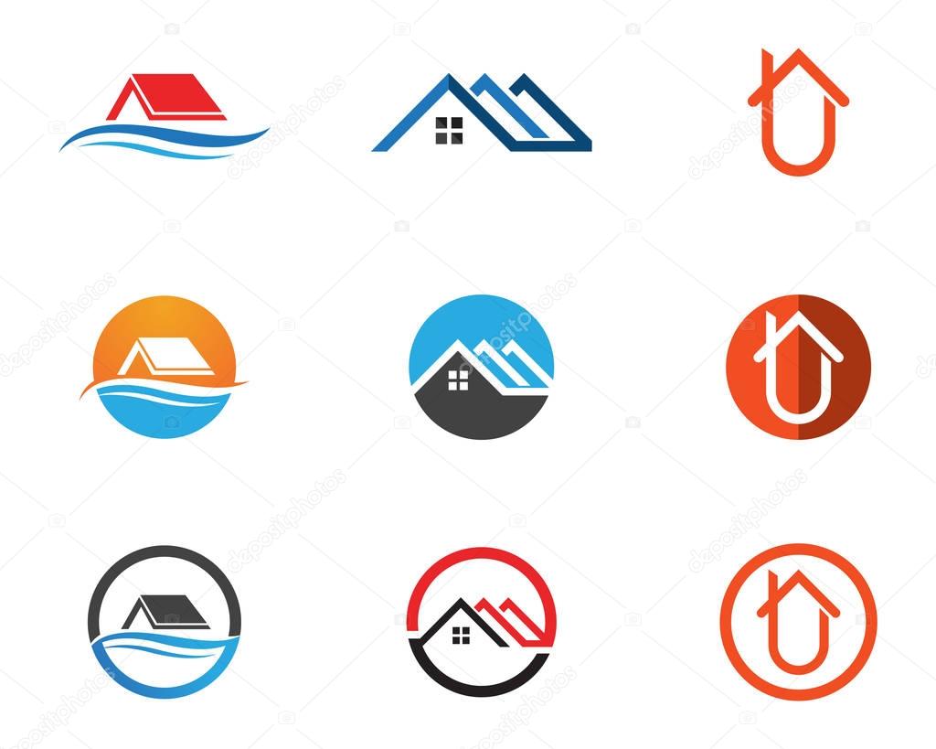 Home logo and symbols template icons app