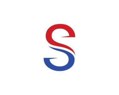 S logosu ve sembolleri şablon vektör simgeler