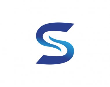 S logosu ve sembolleri şablon vektör simgeler