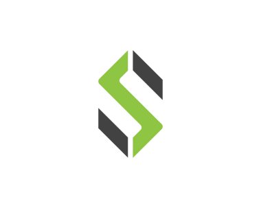S logosu ve sembolleri şablon vektör simgeler