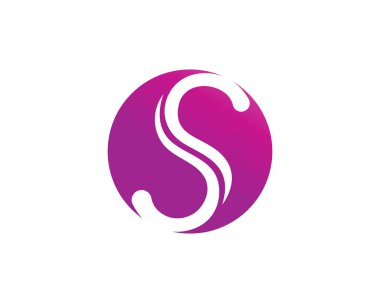 S logosu ve sembolleri şablon vektör simgeler