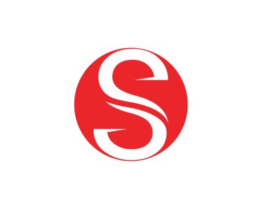 S logosu ve sembolleri şablon vektör simgeler