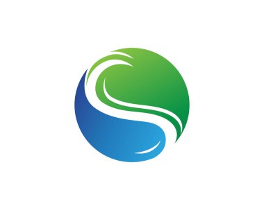 S logosu ve sembolleri şablon vektör simgeler